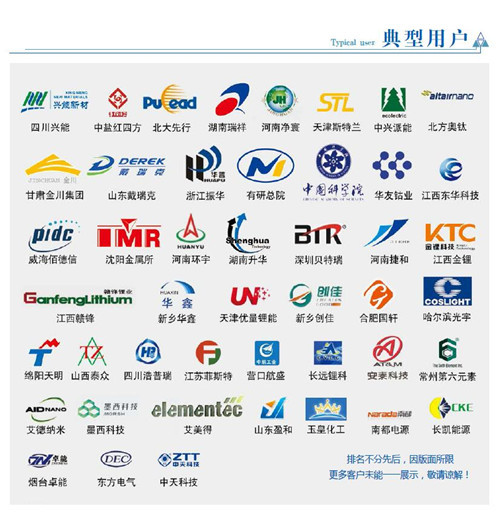 電池材料典型客戶